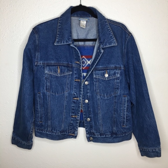 Pendleton Native Wool Denim Jacket L - Picture 3 of 8
